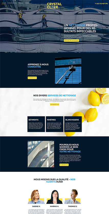 Service de nettoyage