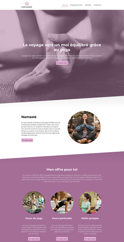 Studio de yoga